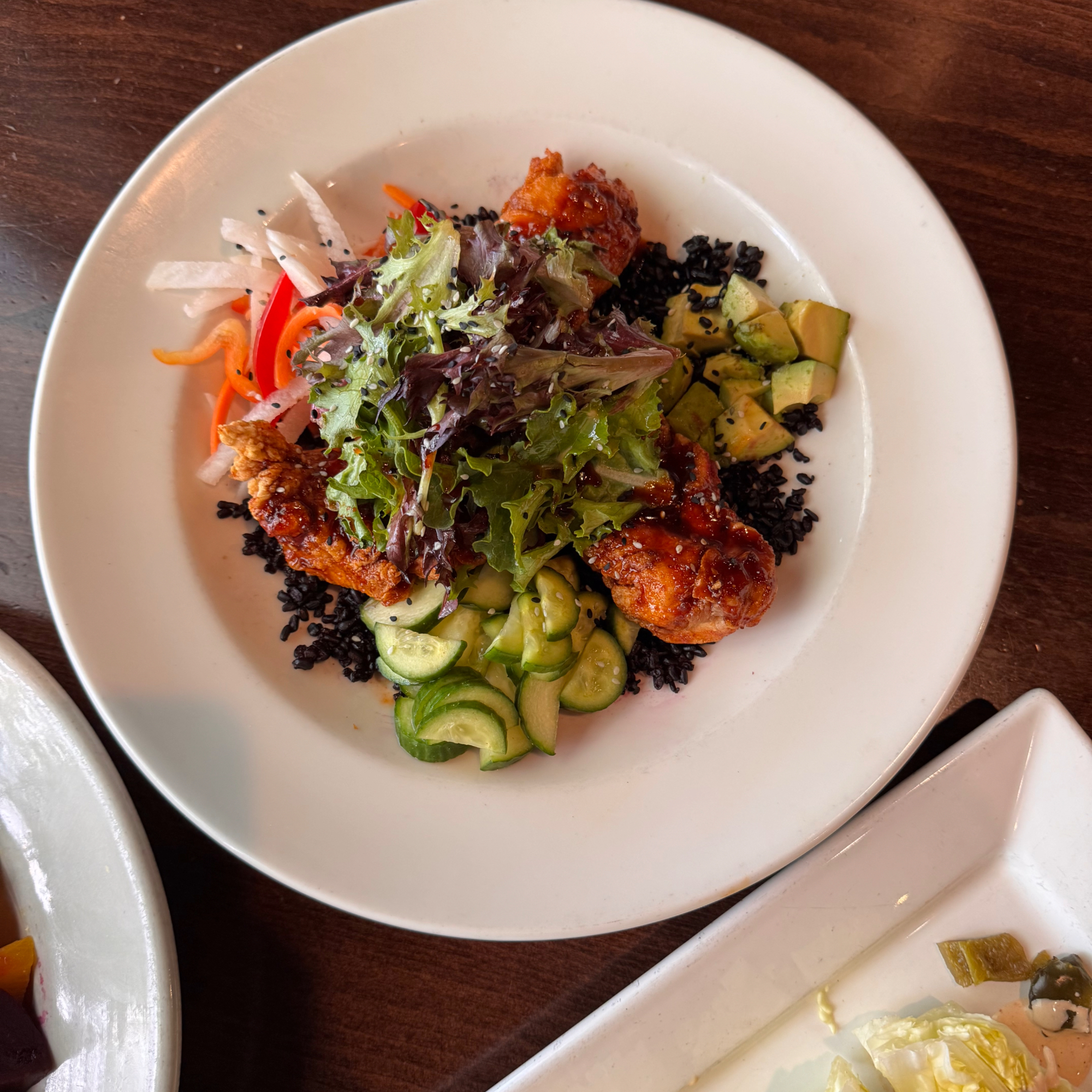 Korean Fried Chicken Salad
